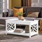 Alaterre Furniture Coventry 36"W Wood Coffee Table ANCT14WH - alternate 2